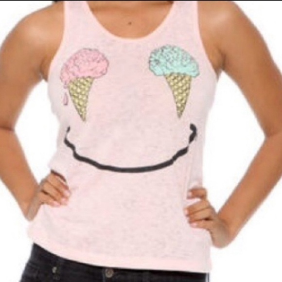 Modern Lux Ice Cream Cone Tank Top - Picture 2 of 6